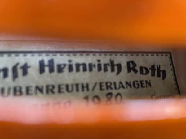 Ernst Heinrich Roth 1980 med certifikat - Bild 8