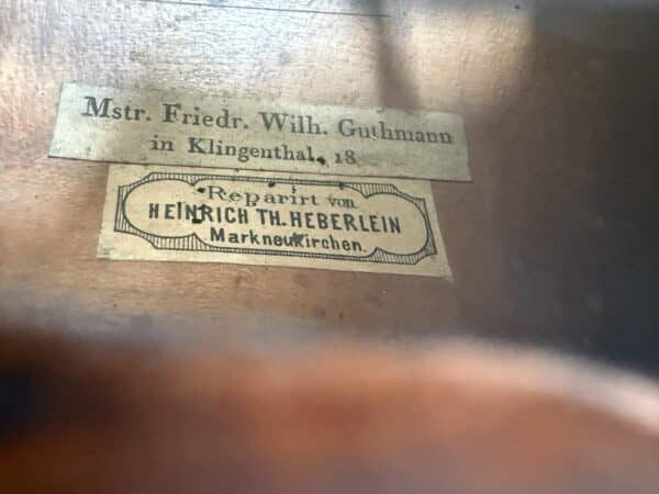F W Guthmann ca 1800 viola - Bild 9